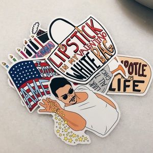 Vine themed stickers